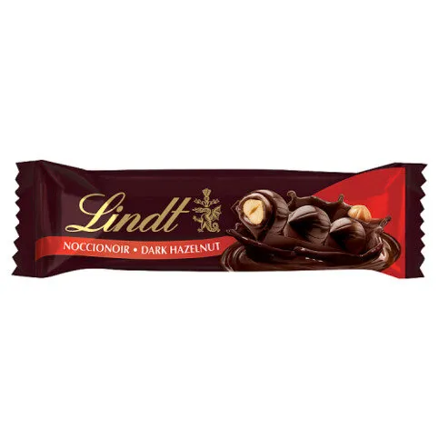 Lindt Noccionoir Dark Chocolate Hazelnut Treat Bar 35g