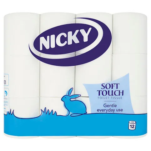 Nicky 12 Soft Touch Toilet Tissue