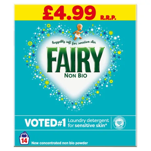 Fairy Non Bio  Washing Powder 700g, 14 Washes PMP £4.99