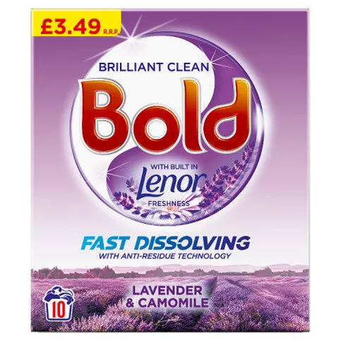 Bold Washing Powder 650g, 10 Washes, Lavender & Camomile