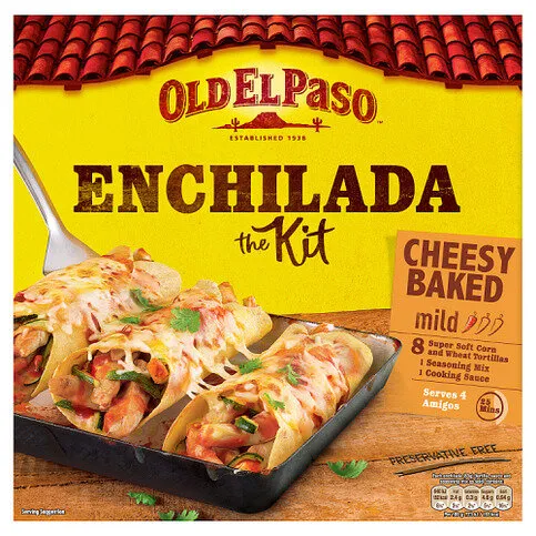 Old El Paso Cheesy Baked Enchilada Kit 663g