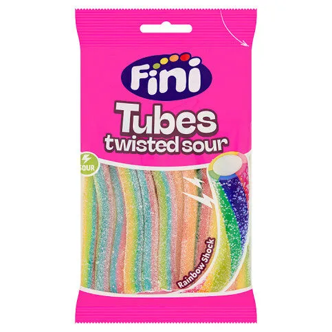 Fini Tubes Twisted Sour Rainbow Shock 180g
