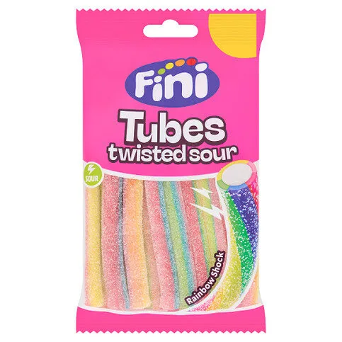 Fini Tubes Twisted Sour Rainbow Shock 140g