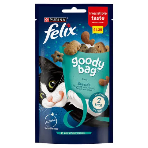 FELIX Goody Bag Seaside Mix Cat Treats 60g PMP
