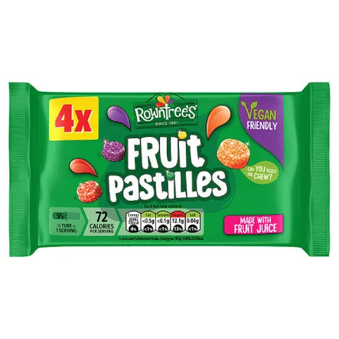 Rowntree's Fruit Pastilles 4 x 41g (164g)