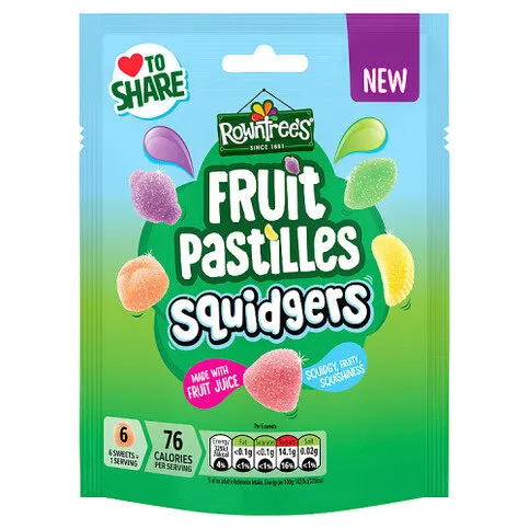 Rowntree's Fruit Pastilles Squidgers 120g