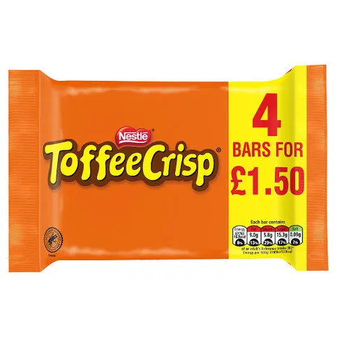 Toffee Crisp 4 x 31g (124g)