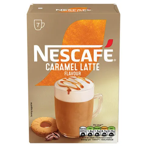Nescafé Caramel Latte Flavour 7 x 17g (119g)