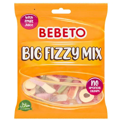 Bebeto Big Fizzy Mix 150g