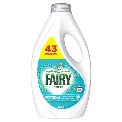 Fairy Non  Bio Liquid Detergent, 43 Washes  1.333l, For Sensitive Skin