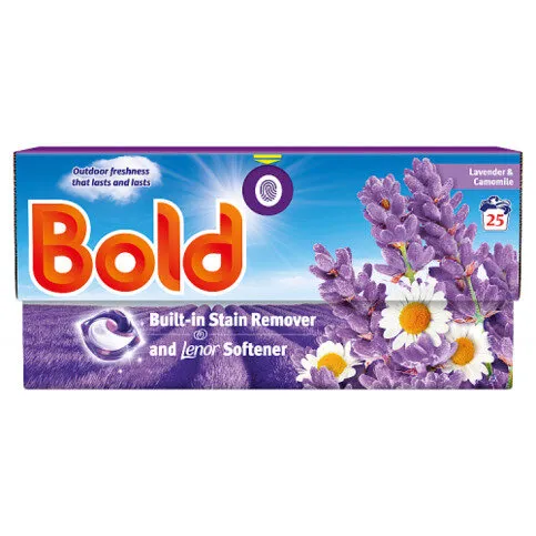 Bold PODS® Washing Liquid Capsules 25 Washes , Lavender & Camomile