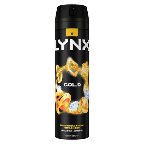 LYNX B'SPRAY LARGE GOLD 200ML