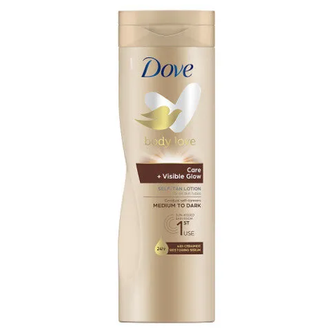Dove Vis Glow Medium To Dark 400ML