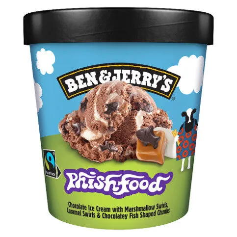 Ben & Jerry's Ice Cream Phish Food 465ml