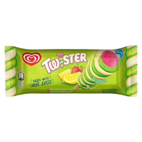 Heartbrand Twister Ice Lolly Pineapple 80 ml 