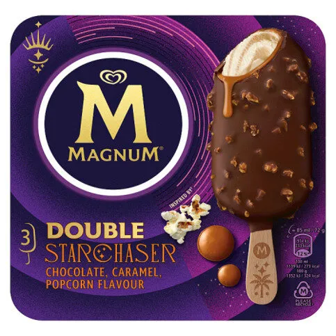 Magnum Double Ice Cream Sticks Starchaser 3x 85 ml 