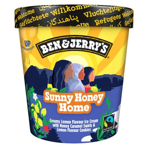 Ben & Jerry's  Ice Cream Dessert Sunny Honey Home 465 ML 
