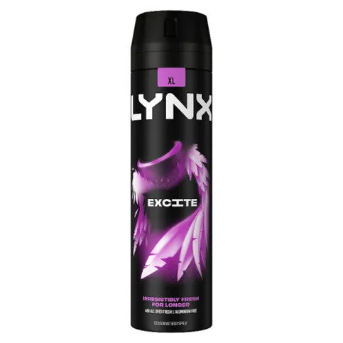 Lynx  Aerosol Body Spray Excite 200ml 