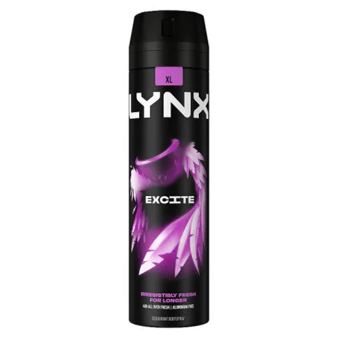 Lynx  Aerosol Body Spray Excite 200ml 
