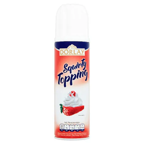 Dorlay Squirty Topping 250g