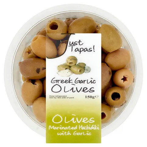 Just Tapas! Greek Garlic Olives 150g