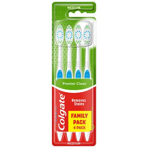 COLGATE T/BRUSH PREMIER CLEAN 4 PACK