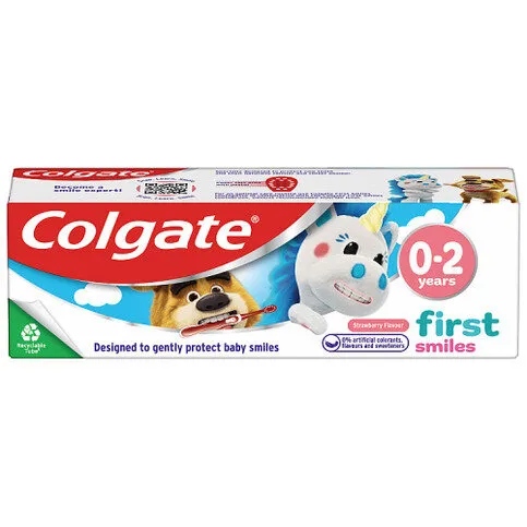 Colgate Kids First Smiles 0-2 years Strawberry Toothpaste 50ml 