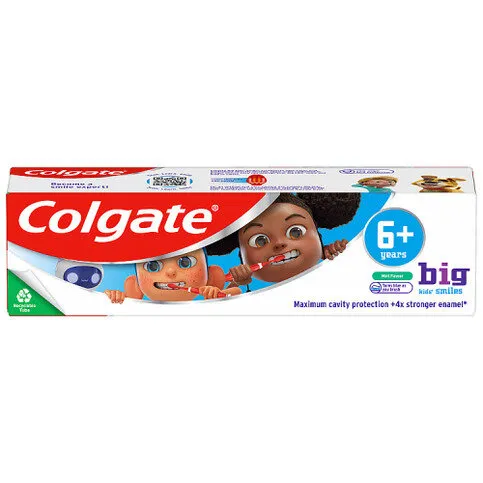 Colgate Big Kids' Smiles 6+ years Mild Mint Toothpaste 75ml 