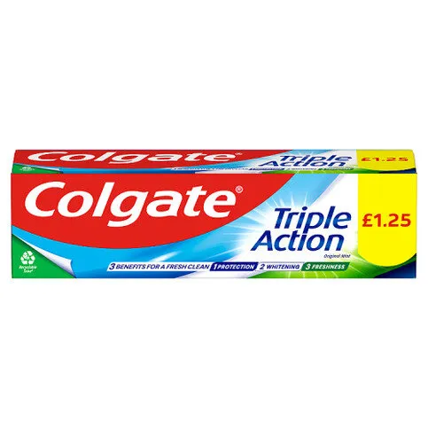Colgate Triple Action Toothpaste 75ml
