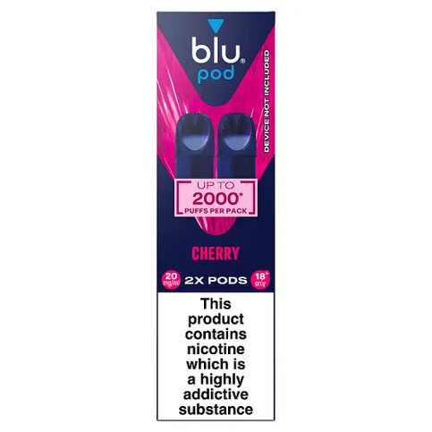 Blu Pod Cherry 20mg/ml 2 x 2ml