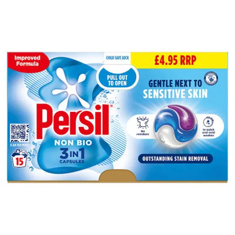 Persil 3 in 1 Non Bio 15 Washes