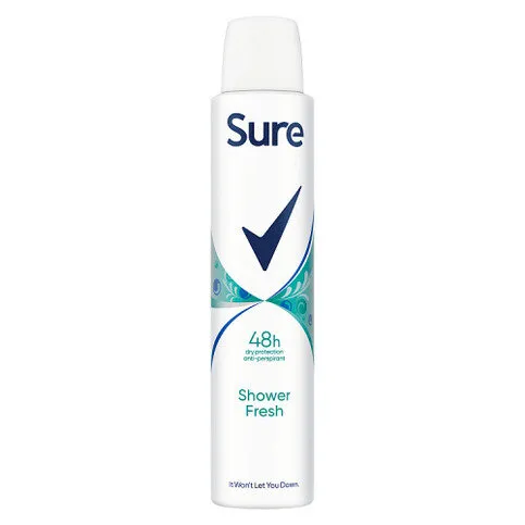 SURE A/P SHOWER FRESH 200ML