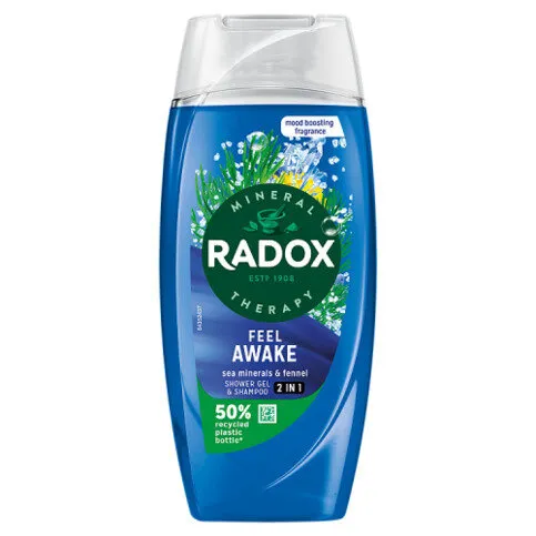 Radox Mineral Therapy 2-in-1 Shower Gel & Shampoo Feel Awake 225 ml 