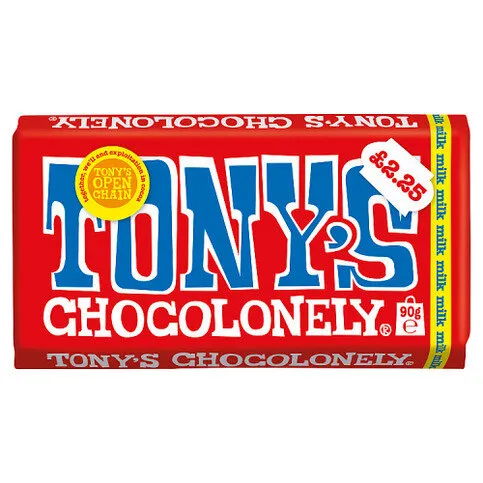 Tony's Chocolonely Milk Chocolate 90g