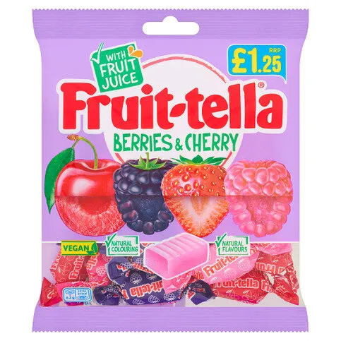 Fruit-tella Berries & Cherry 135g