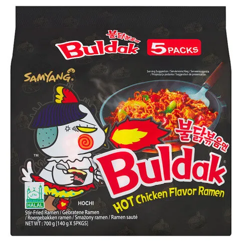 Samyang Buldok Hot Chicken Flavor Ramen 140g x 5 (700g)