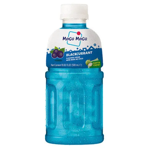 Mogu Mogu Blackcurrant Flavoured Drink with Nata De Coco 320ml