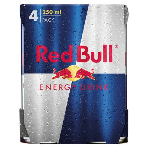 Red Bull Energy Drink 4 x 250ml (122637)