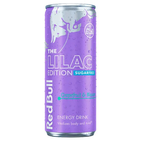 Red Bull The Lilac Edition Sugarfree Grapefruit & Blossom - 250ml Energy Drink