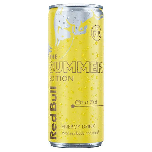 Red Bull The Summer Edition Citrus Zest Energy Drink 250ml