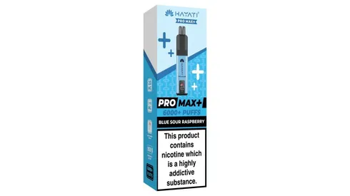 Hayati Pro Max+ 6000+ Puffs Blue Sour Raspberry