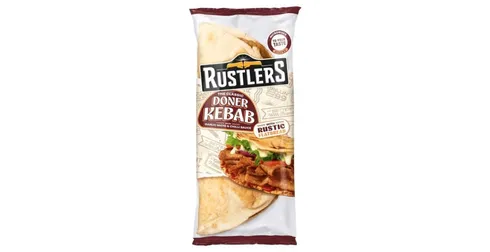 Rustlers The Classic Doner Kebab With Garlic Mayo & Chilli Sauce 148g