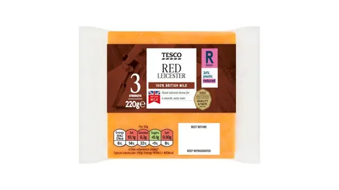Tesco Red Leicester 220g