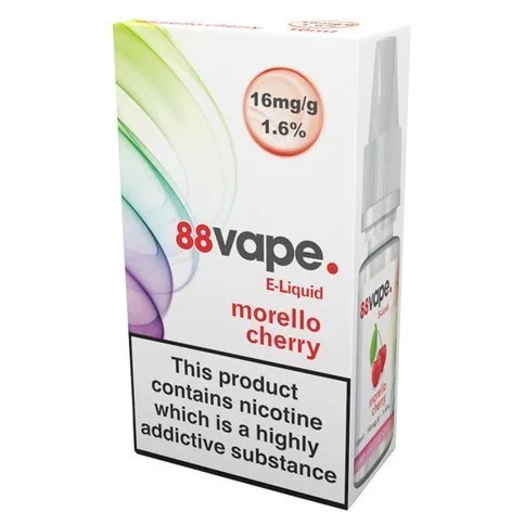 88Vape E-Liquid 16mg Morello Cherry 10ml