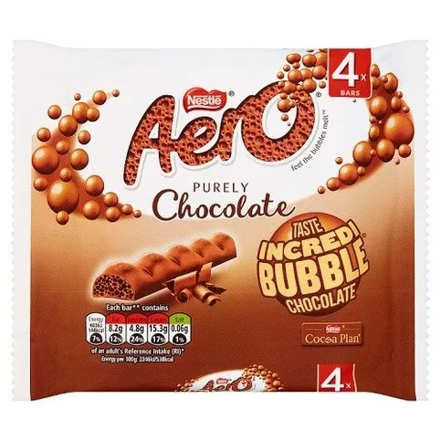 Aero 4 Bars Chocolate 108g