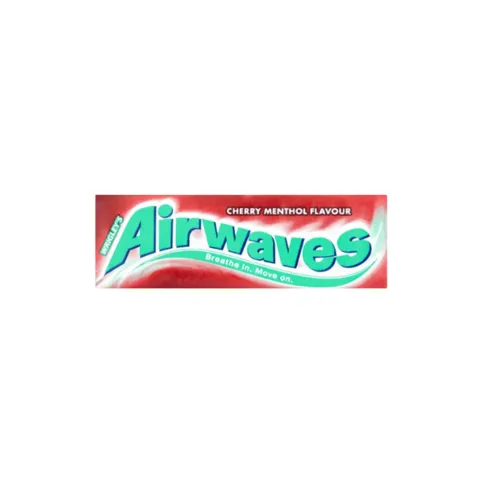 Airwaves Cherry Menthol Sugar-Free Chewing Gum 10 Pieces 14g