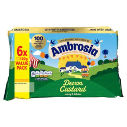 Ambrosia Devon Custard 6 x 120g (720g)