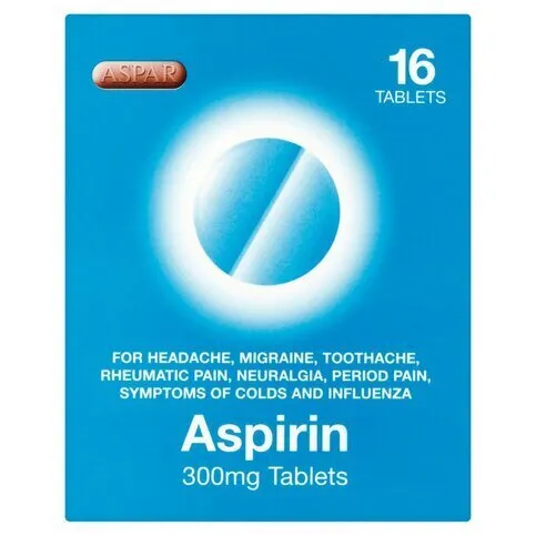 Aspar Aspirin 16 Tablets 300g