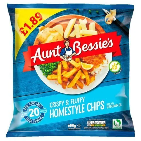 Aunt Bessie's Homestyle Chips 600g