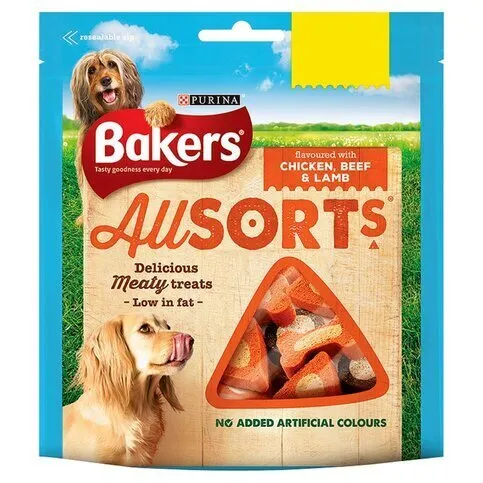 Bakers Allsorts Chicken Beef & Lamb 98g